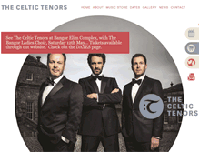 Tablet Screenshot of celtic-tenors.com